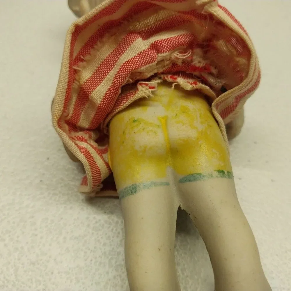 Vintage Made In Japan All Bisque Doll 4.5